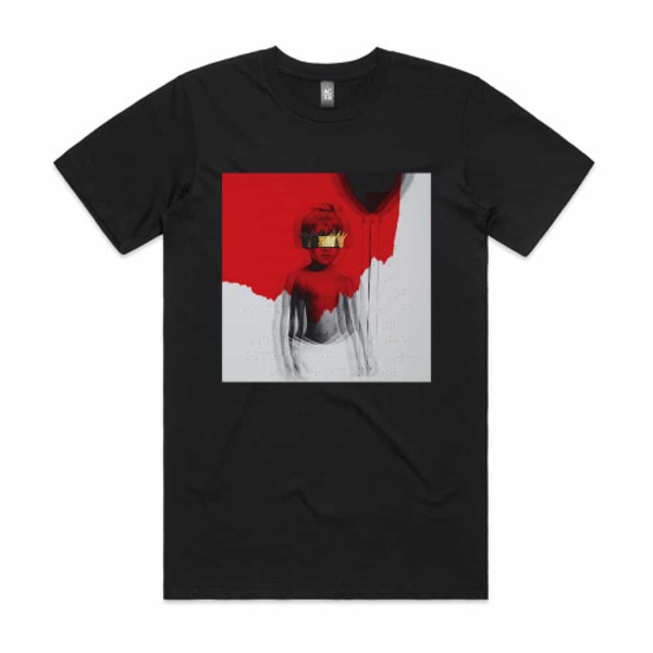 Rihanna Anti Album Cover T-shirt Svart XL
