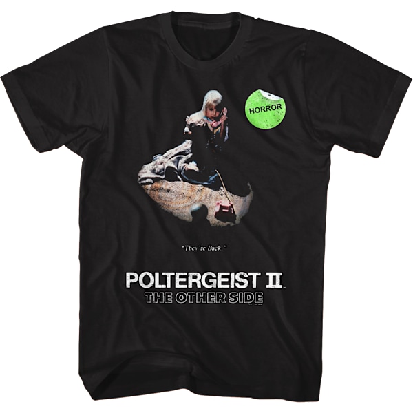 Horror-klistremerke Poltergeist II T-skjorte M