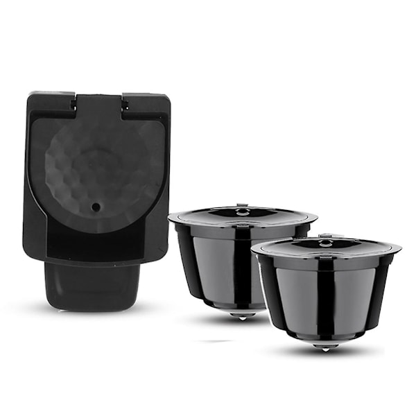 Återanvändbar kapsel adapter för kaffekapslar konverterade med Dolce kaffemaskintillbehör