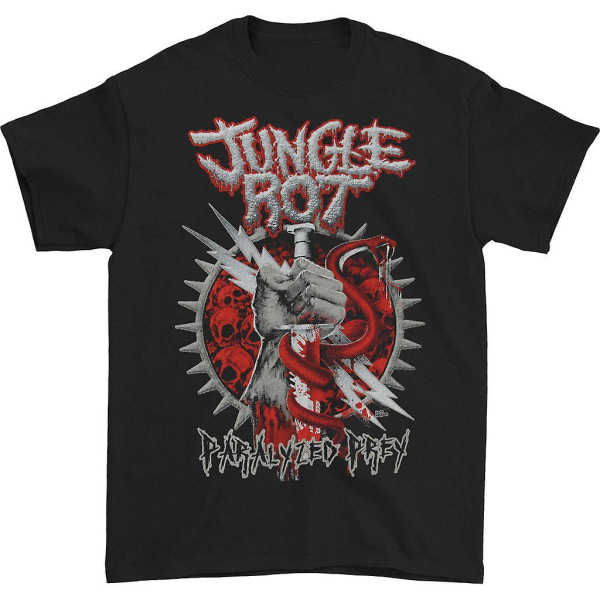 Jungle Rot Paralyzed Prey T-paita XL