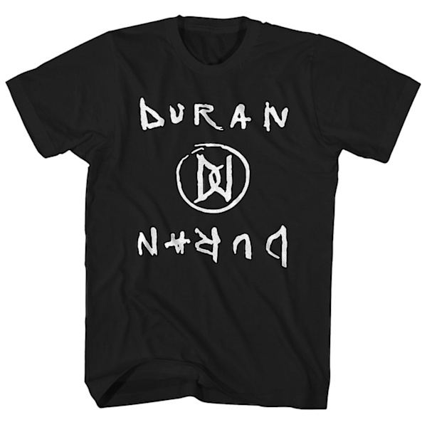 Duran Duran T-paita DD Peililogo Duran Durant -paita M
