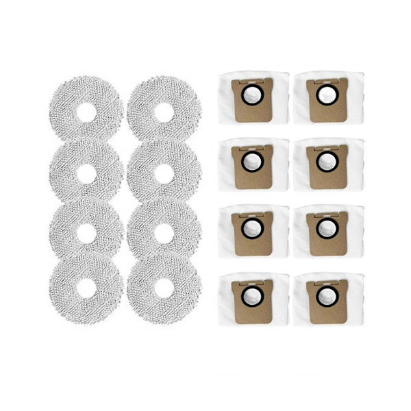 Ersättningsdammsugarpåse och mopp för Bot L10s Ultra / S10 / S10 Pro Robotdammsugare Reservdelar