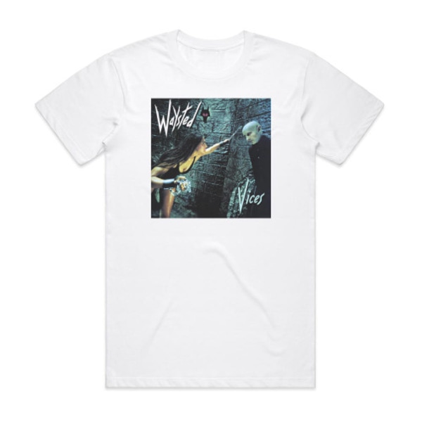 Waysted Vices Album Cover T-Shirt White L