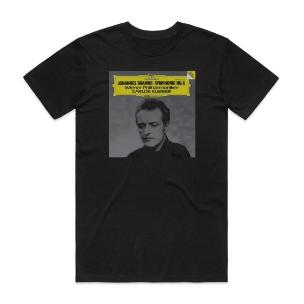 Carlos Kleiber Symphonie No 4 Album Cover T-Shirt Svart M