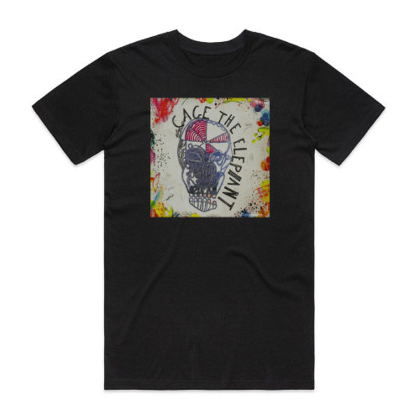 Cage the Elephant Cage The Elephant Album Cover T-shirt Sort XXL