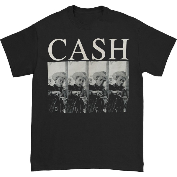 Johnny Cash Cowboy Hat T-shirt XXL