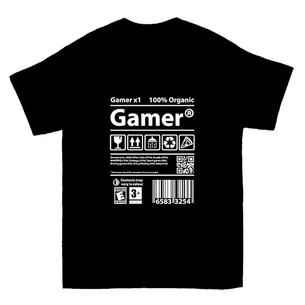 Gamer T-shirt XL