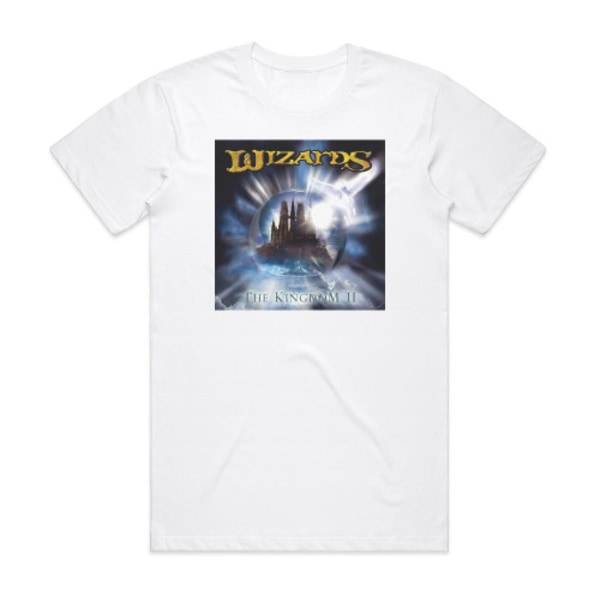 Wizards The Kingdom Ii Album Cover T-Shirt Hvid XL