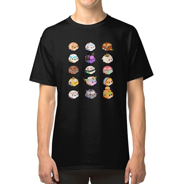 Pui Pui Molcar Blandade Karaktärer - Svart T-shirt M
