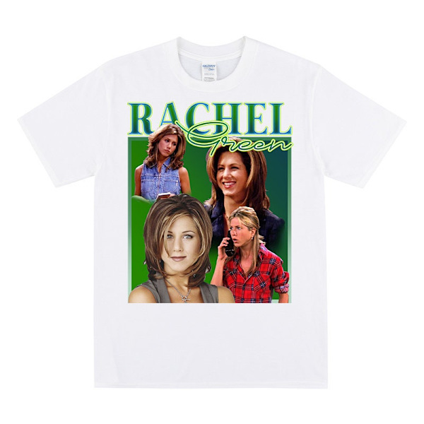 RACHEL GREEN Hyllest T-skjorte for Kvinner White M