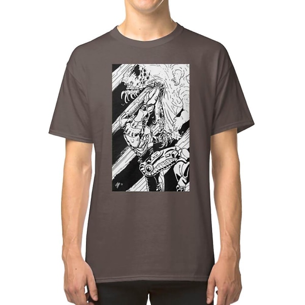 Robot vs Kaiju T-shirt darkgrey XXXL