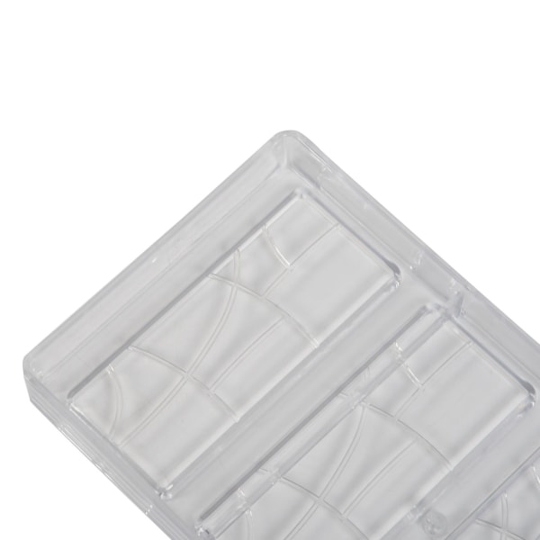 2X Candy Bar Molds Bakning Candy Stock Tårta Dekorationsverktyg Transparent chokladtillverkning