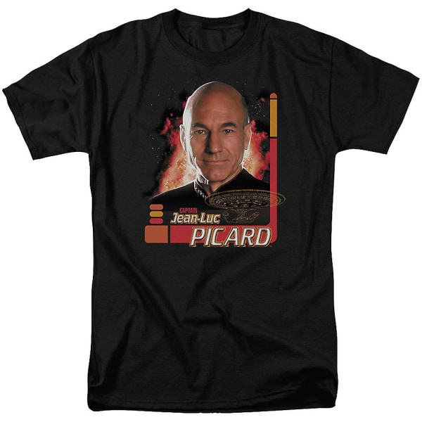 Jean-Luc Picard Star Trek The Next Generation T-skjorte M