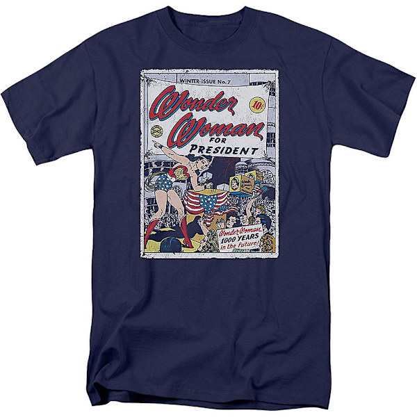Wonder Woman Til Præsident DC Comics T-Shirt XXXL