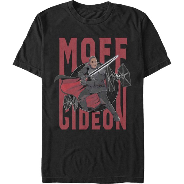 Moff Gideon Action Pose The Mandalorian Star Wars T-paita M
