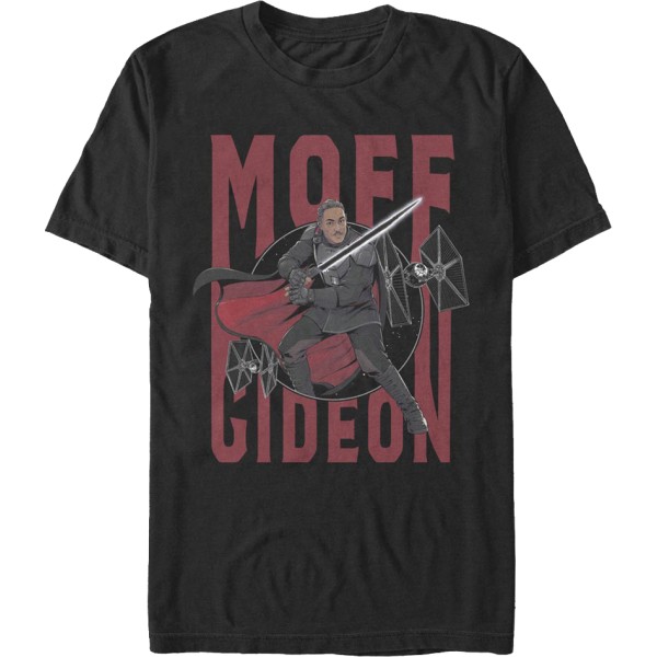 Moff Gideon Action Pose The Mandalorian Star Wars T-shirt S