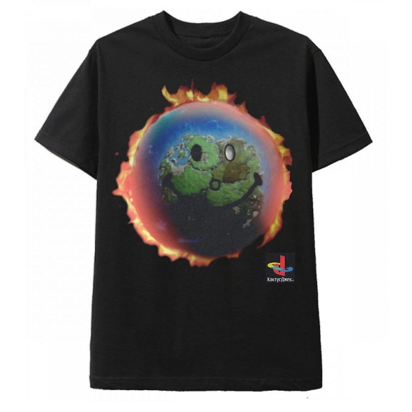 Astronomical Merch Sort T-shirt i Sort - Cactus Jack World Travis Scott XXL