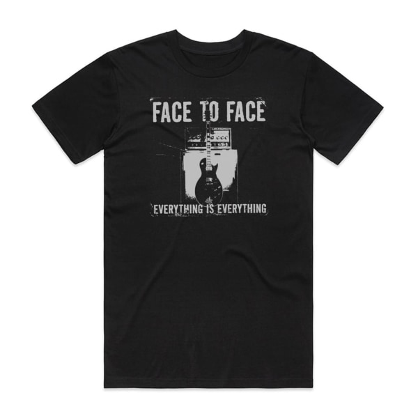 face to face Everything Is Everything Album Cover T-skjorte Svart L