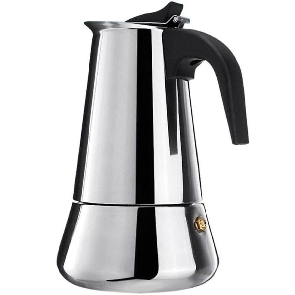 Moka Pot, Espresso Maskine i Rustfrit Stål (450ml), Kaffemager