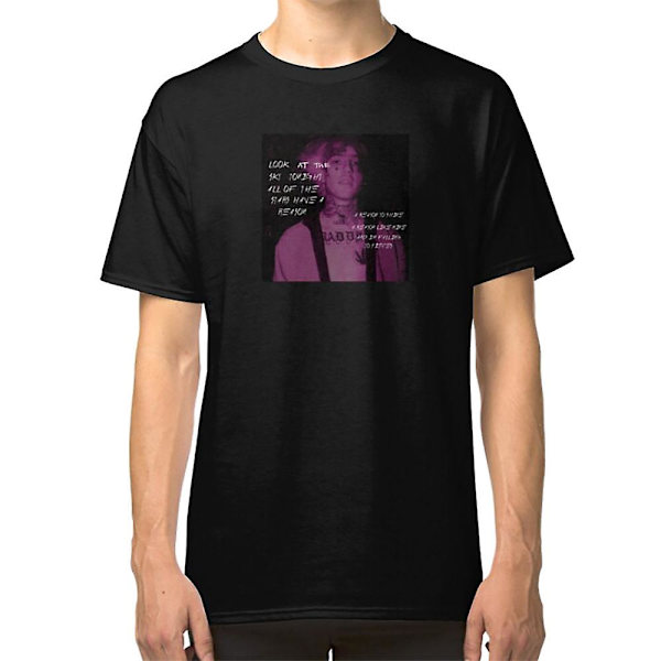 Lil Peep Star Shopping Lyrics Signerad foto T-shirt L