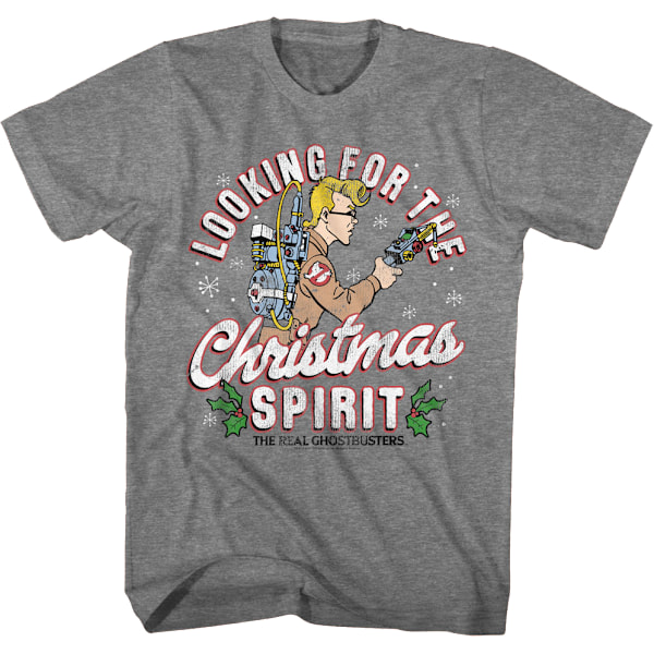 På Jagt Efter Julestemningen Ægte Spøgelsesjægere T-shirt M