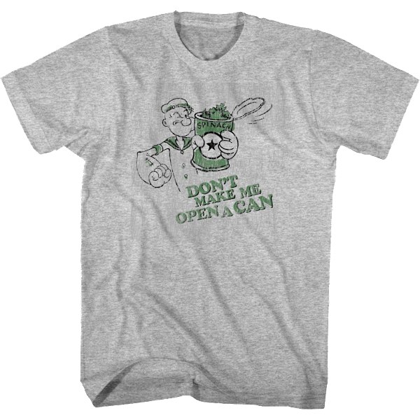 Don't Make Me Open A Can Popeye T-Shirt M