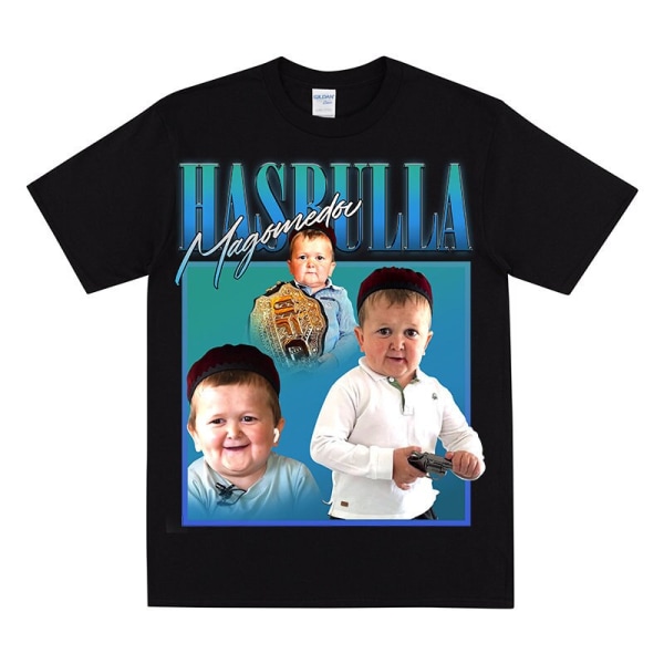 HASBULLA Homage T-shirt Black XL