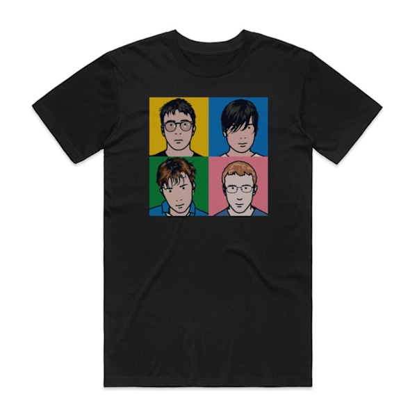 Blur Blur The Best Of 1 Album Cover T-Shirt Sort M