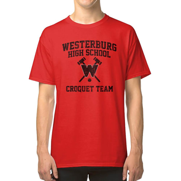 Westerburg High School Croquet Team (Heathers) T-skjorte black L