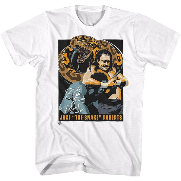 Autograf Jake The Snake Roberts T-shirt XL