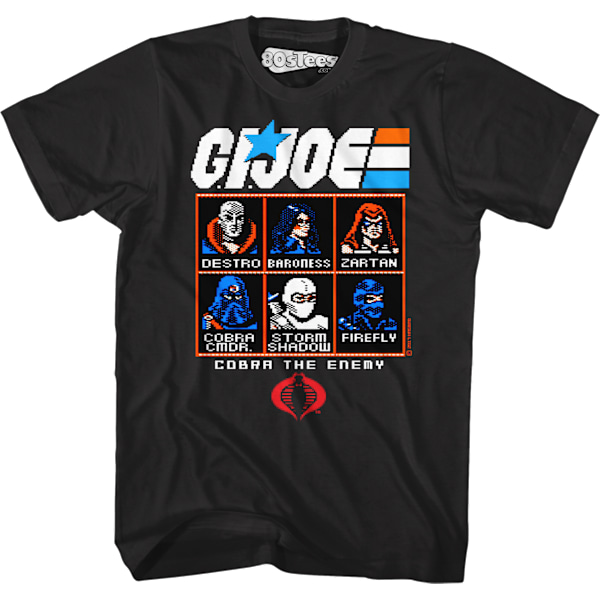 GI Joe A Real American Hero Commodore 64 Spill T-skjorte L