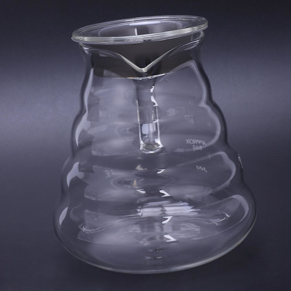 V60 Häll-i-glas-kaffebryggare Perkolator Transparent 800ml