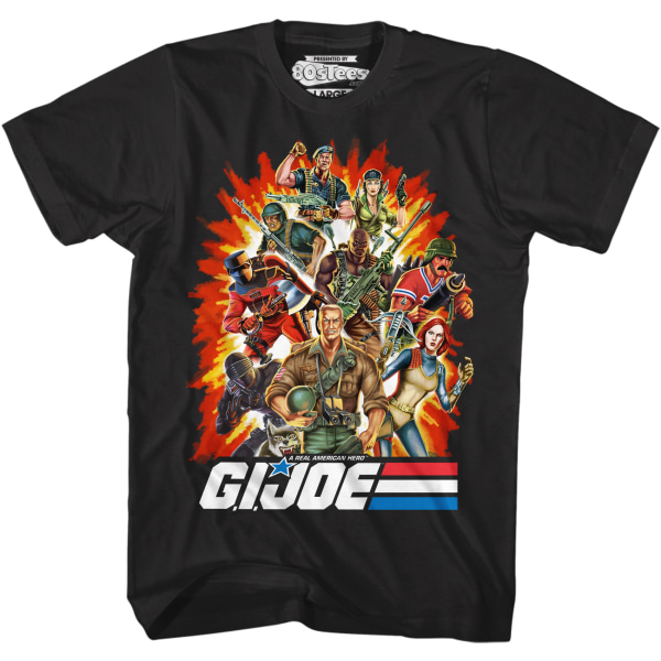 Real American Heroes Group GI Joe T-skjorte L