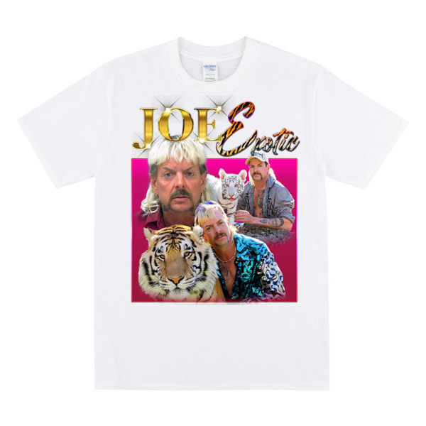 JOE EXOTIC Hyllest T-skjorte For Menn & Kvinner White S