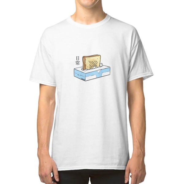 Nichijou - Tissue box Brödrost T-shirt M