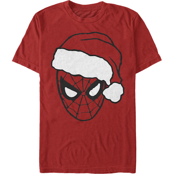 Spider-Man Joulupukki Hattu Marvel Comics T-paita Uusi S
