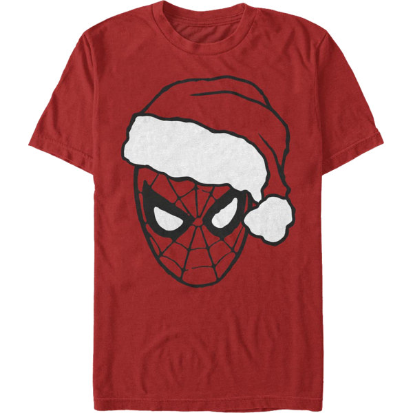 Spider-Man Santa Claus Hat Marvel Comics T-shirt Ny XXL