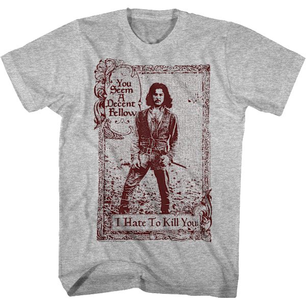 Inigo Montoya Jeg Hader At Dræbe Dig Prinsesse Bruden T-Shirt M