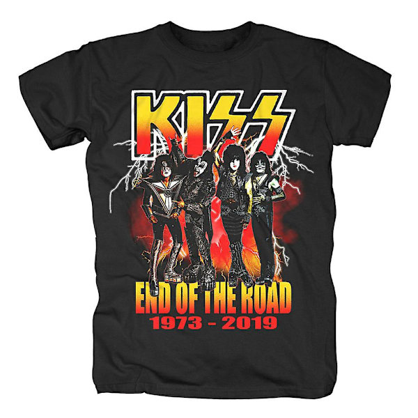 Kiss End Of The Road Lightning T-skjorte M