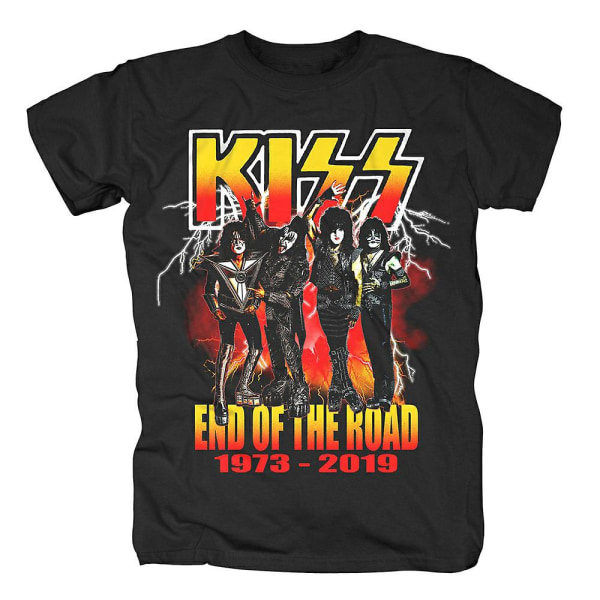 Kiss End Of The Road Lightning T-skjorte XXXL