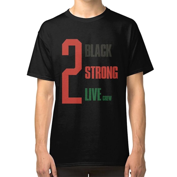 2 livebesättningar - 2 svarta, 2 starka T-shirts XXXL