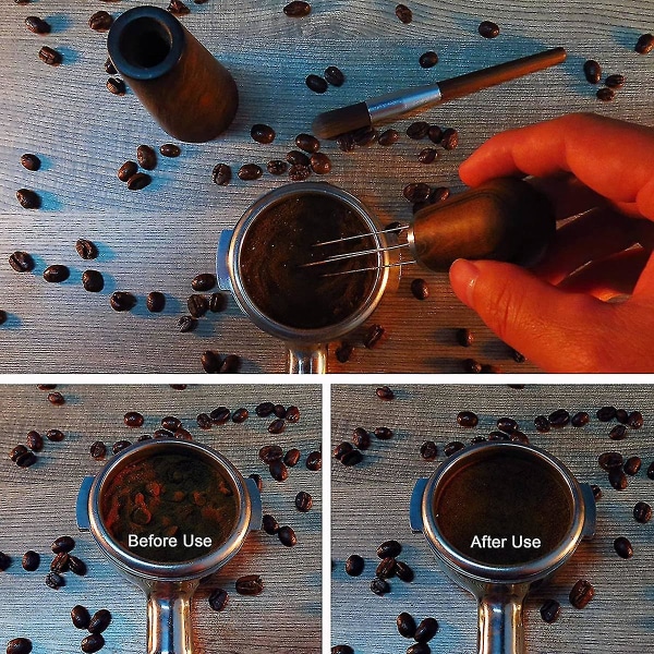 Espressoomrörare, Baristadispenserverktyg, 4-stifts Espressoomrörare Set med Stativ