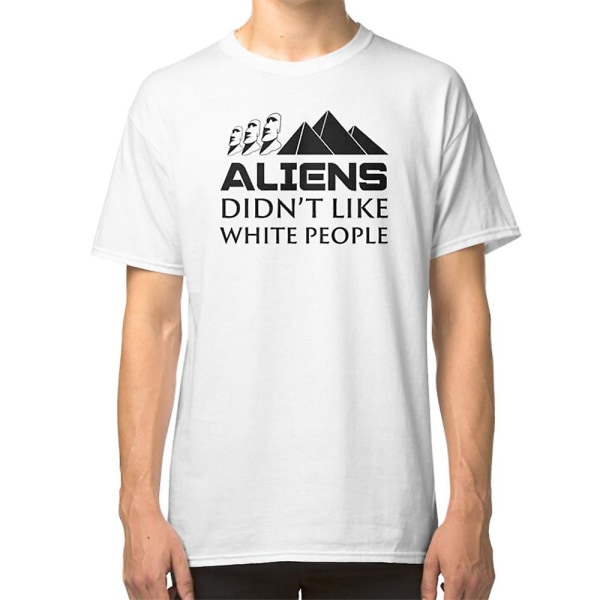 Aliens Kan Ikke Lide Hvide Mennesker T-shirt M