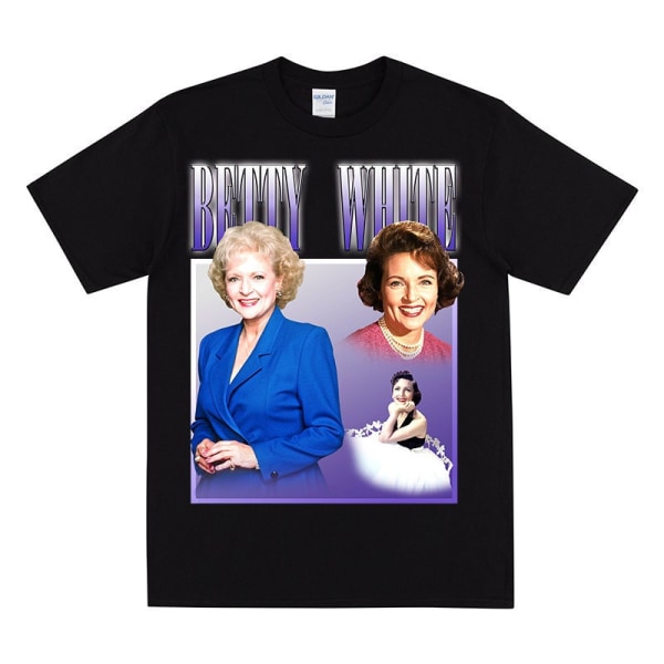 BETTY WHITE Hyllest T-skjorte Black XXL