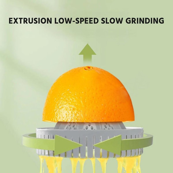 Bärbar elektrisk saftpress citronpress apelsinpress automatisk mixer med USB-laddning