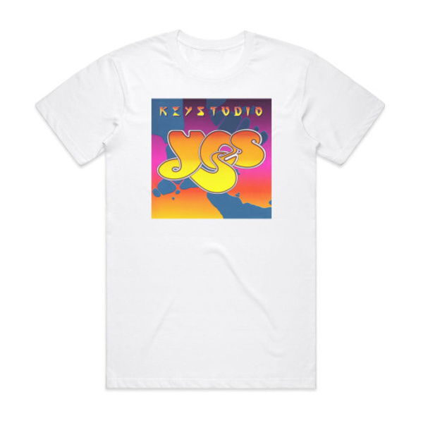 Yes Keystudio Album Cover T-Shirt Hvid M