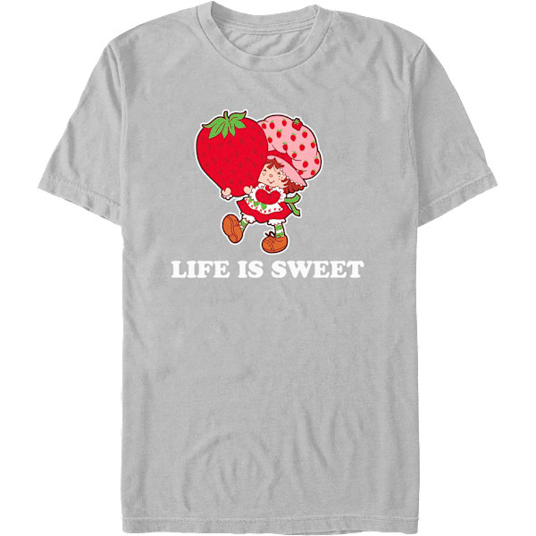 Life Is Sweet Jordgubbspaj T-shirt L