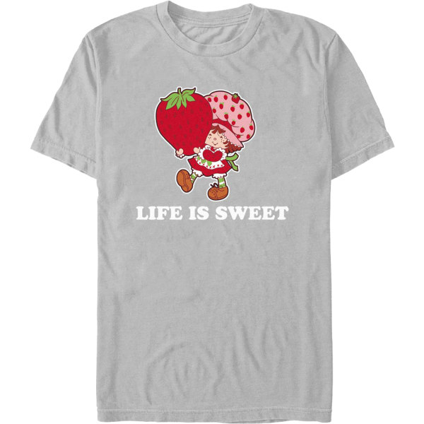 Life Is Sweet Strawberry Shortcake T-shirt L