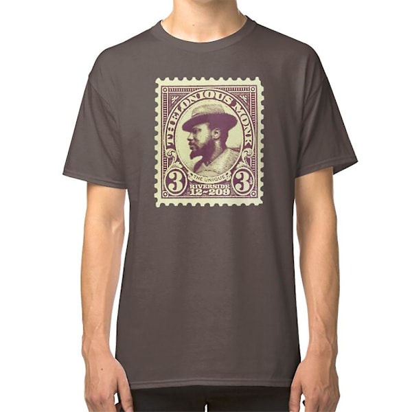 Thelonious Monk -paita, juliste, tarra, naamio T-paita darkgrey M