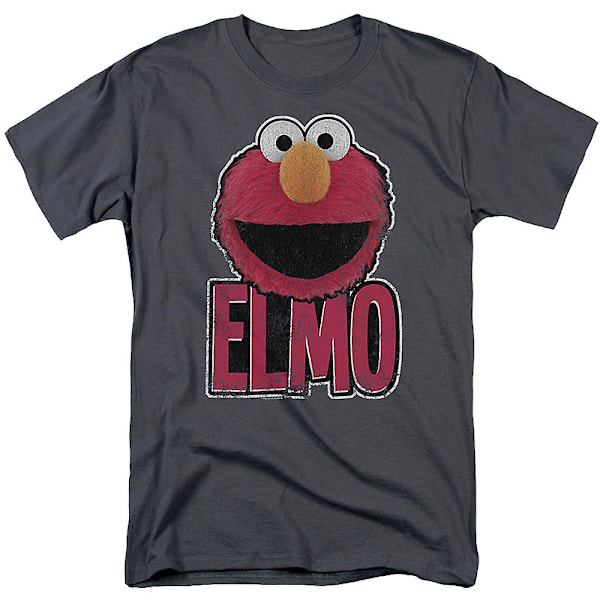 Elmo Ansikte Sesam Street T-shirt XL